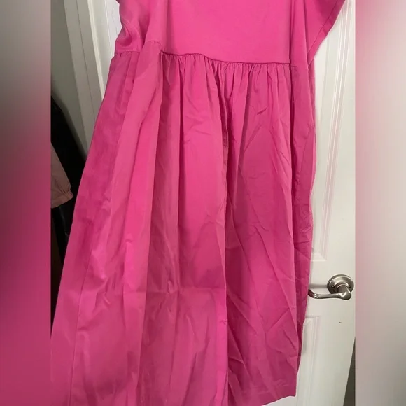 NWT Old Navy Fit and Flared Pink Midi Spaghetti Strap Midi Dress Size 3X - Picture 5 of 5